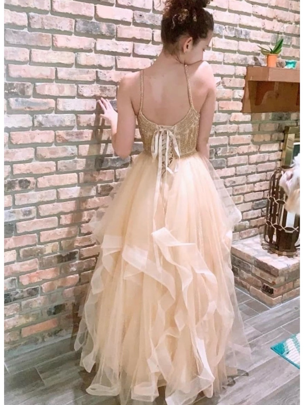 Champagne Gown Dress - Picture 5 of 5